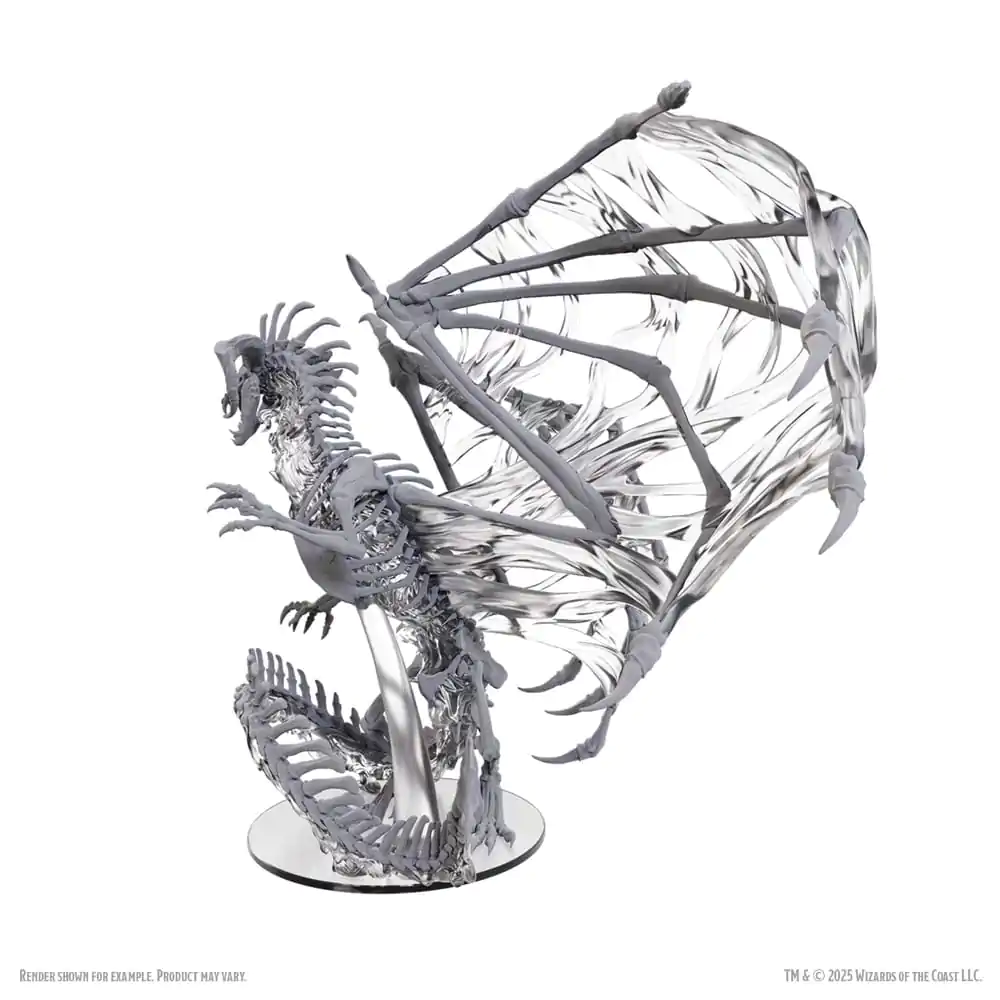 D&D Nolzur's Marvelous Miniatures Figurine Nevopsită Black Dracolich 30 cm poza produsului