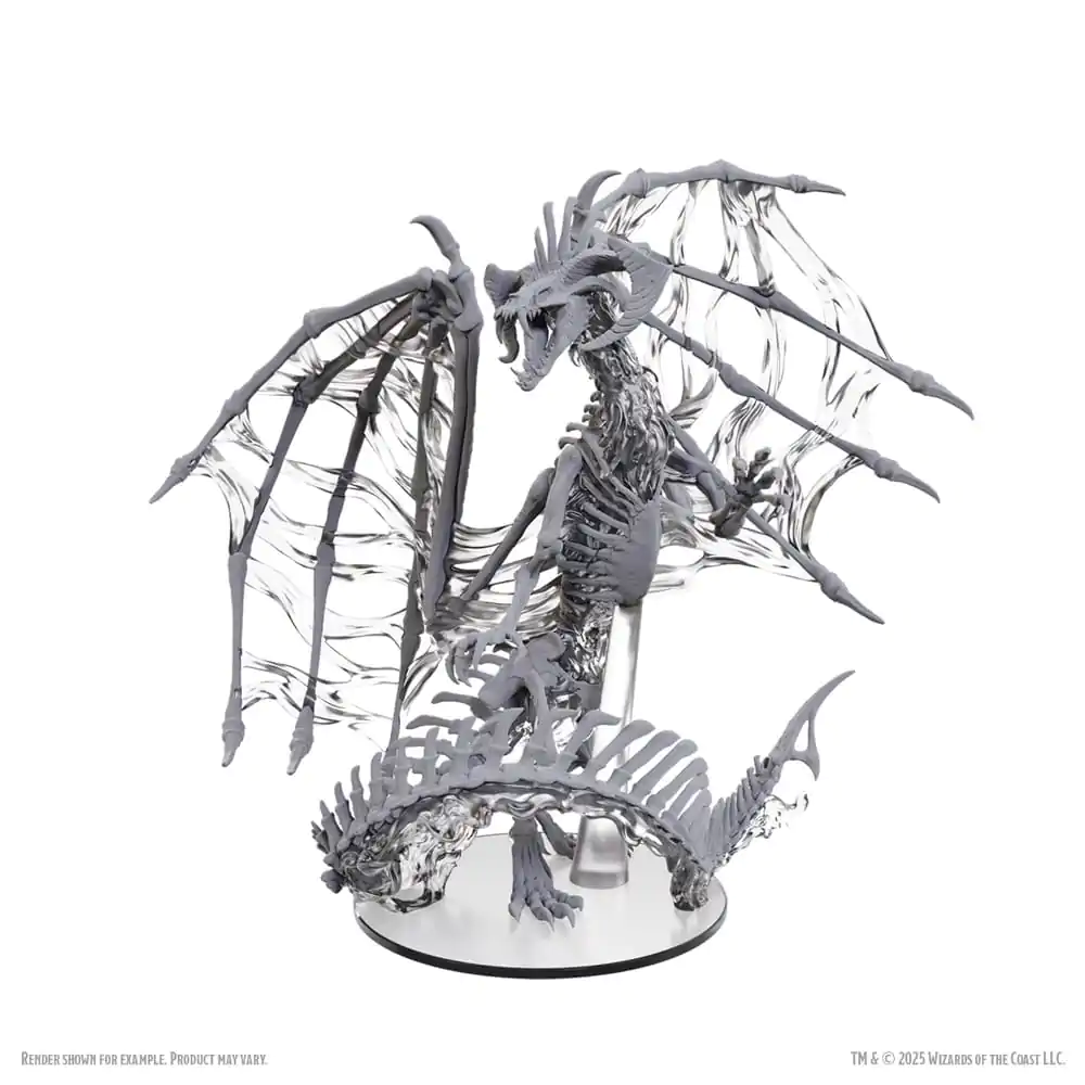 D&D Nolzur's Marvelous Miniatures Figurine Nevopsită Black Dracolich 30 cm poza produsului