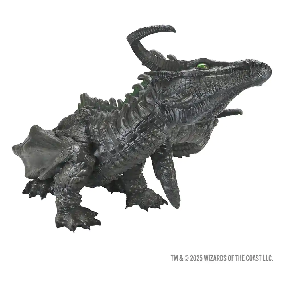 D&D Replicas of the Realms Life-Size Foam Figure Black Dragon Wyrmling 46 cm poza produsului