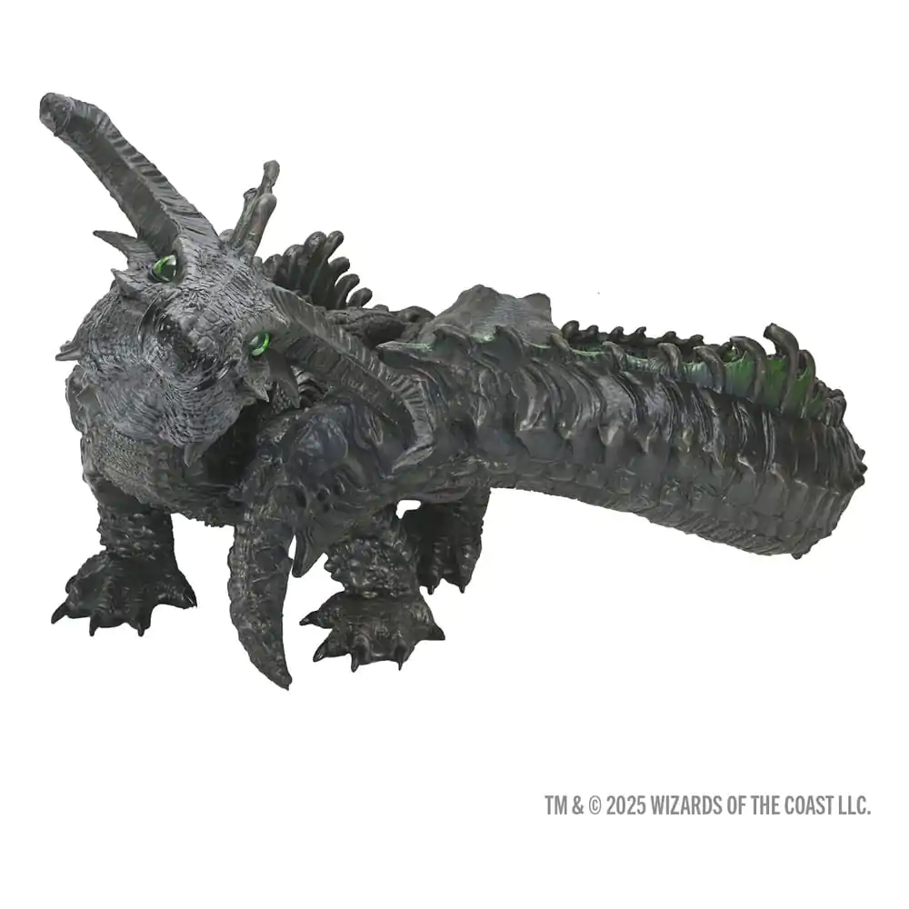 D&D Replicas of the Realms Life-Size Foam Figure Black Dragon Wyrmling 46 cm poza produsului