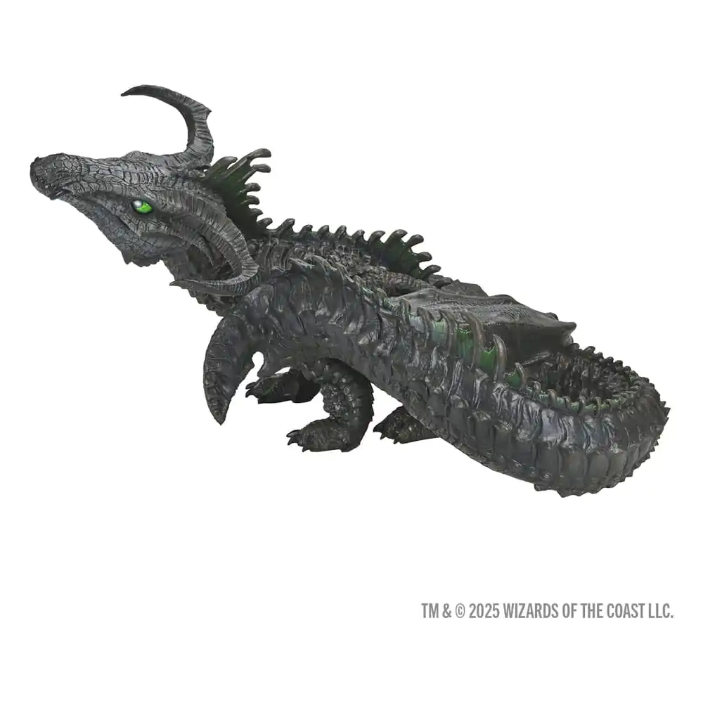 D&D Replicas of the Realms Life-Size Foam Figure Black Dragon Wyrmling 46 cm poza produsului