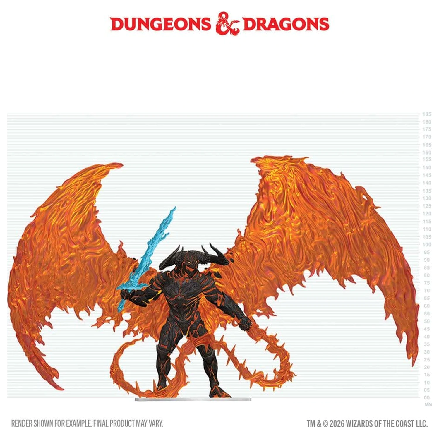 D&D Icons of the Realms Miniaturi Balor prepainat in cutie 20 cm poza produsului