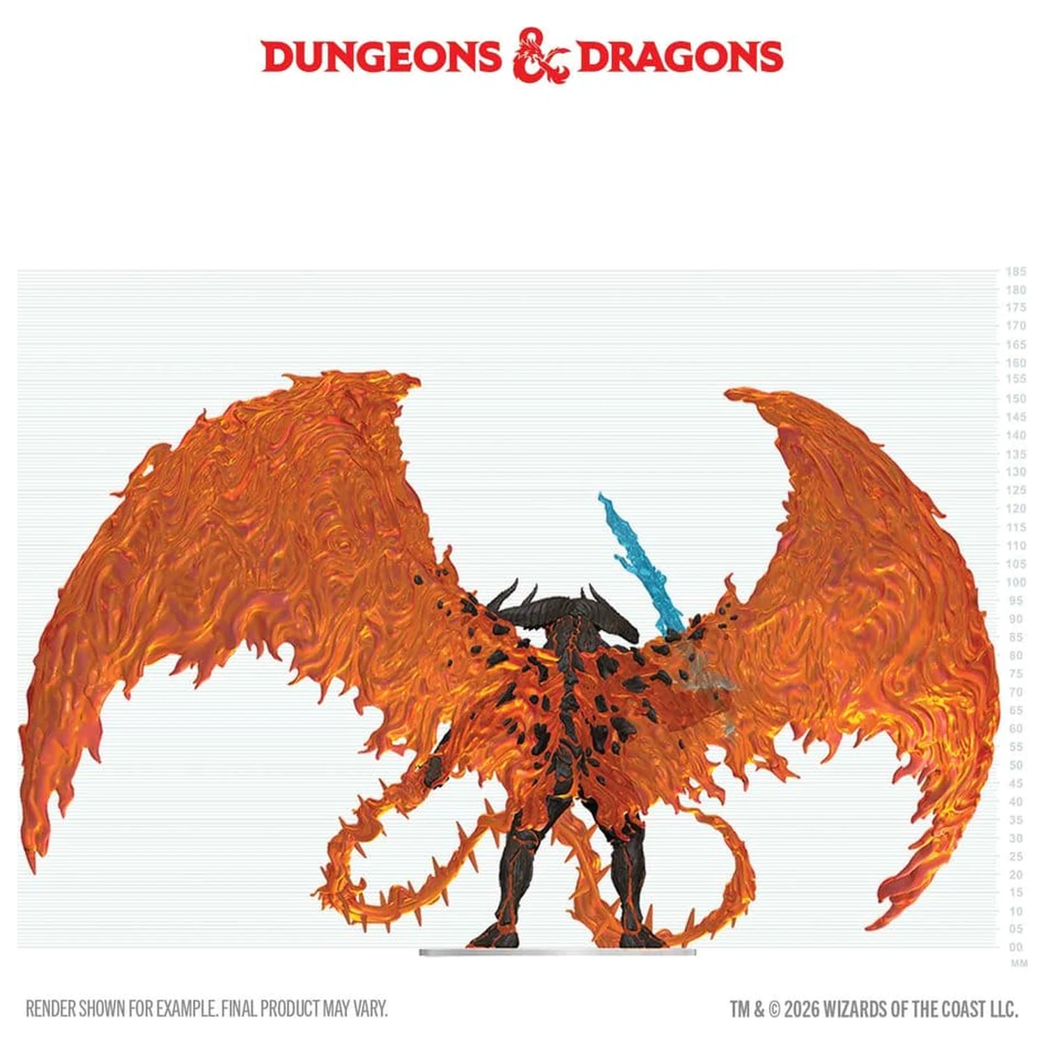 D&D Icons of the Realms Miniaturi Balor prepainat in cutie 20 cm poza produsului
