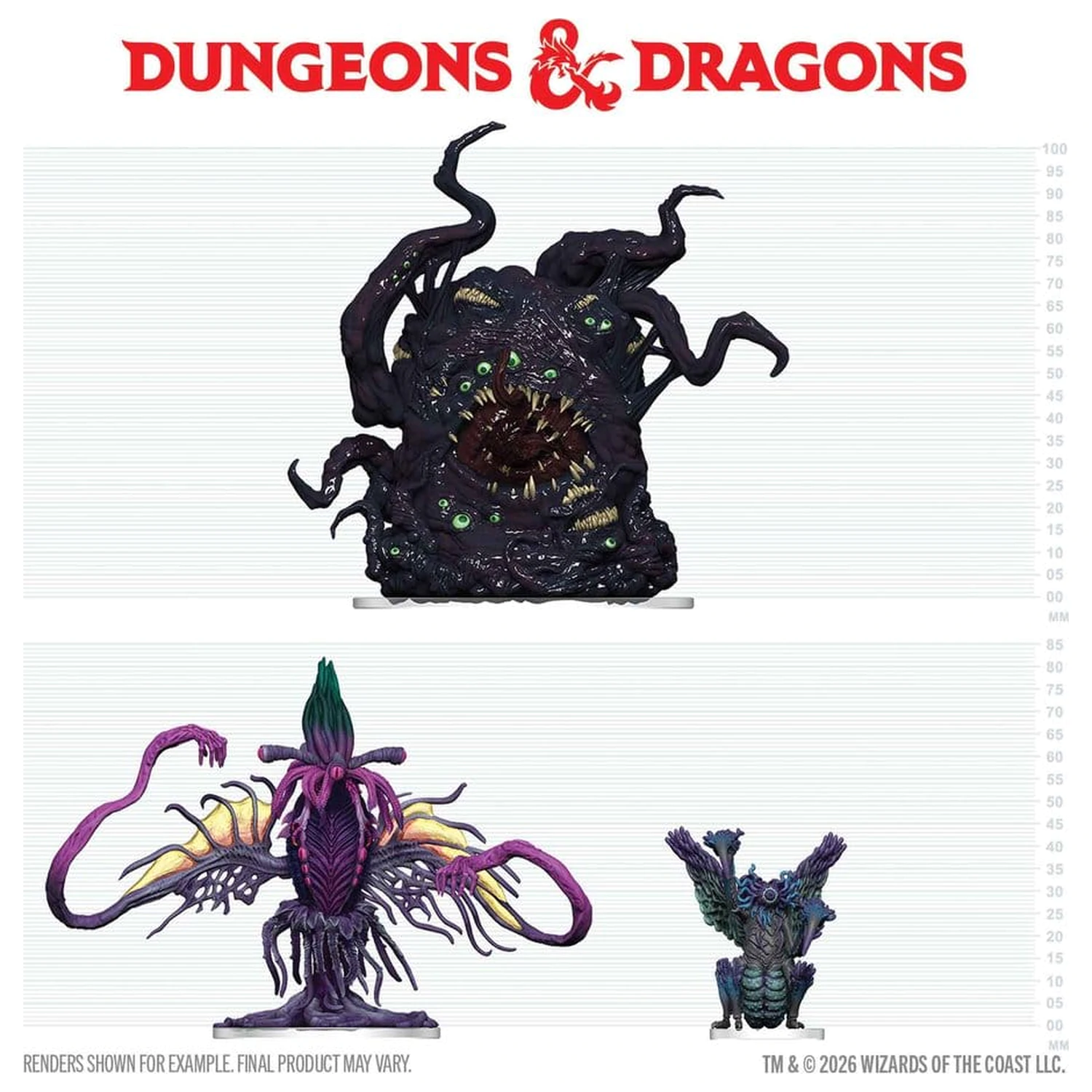 D&D Icons of the Realms Boxed Miniaturi Eldritch Enemies of Ravenloft, pre-pictate poza produsului