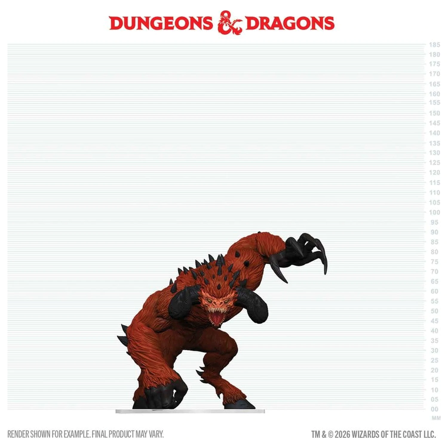 D&D Icons of the Realms Miniaturi prepainted Goristro de 15 cm in cutie poza produsului