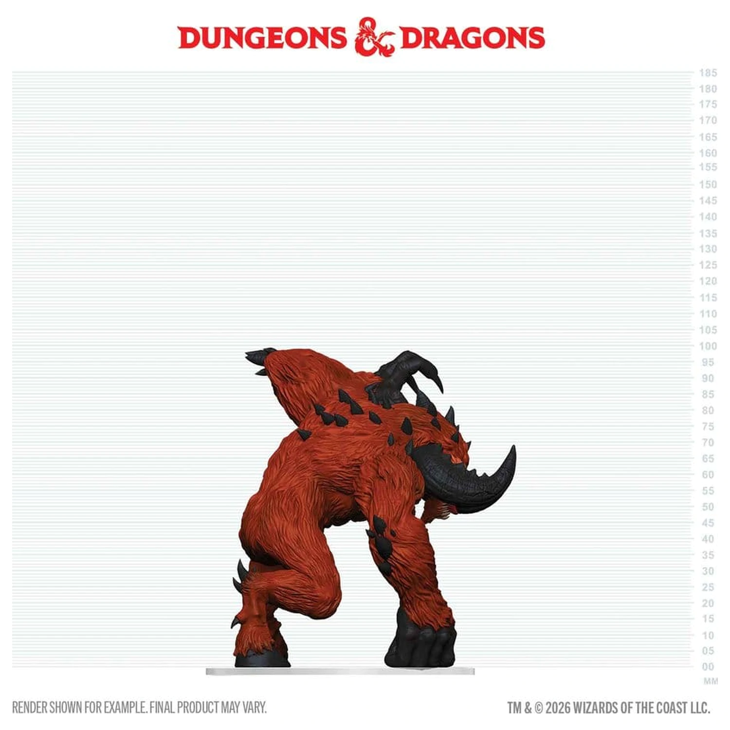 D&D Icons of the Realms Miniaturi prepainted Goristro de 15 cm in cutie poza produsului