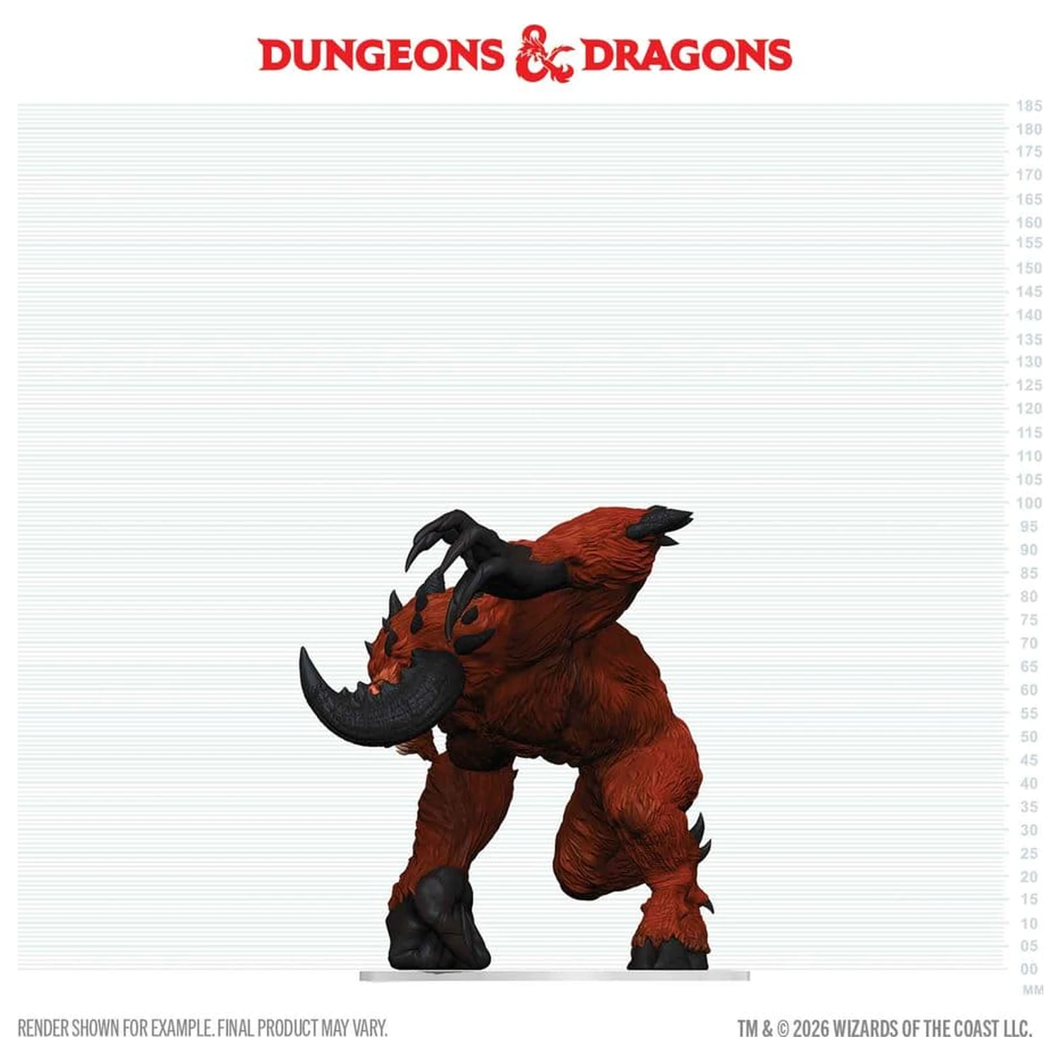 D&D Icons of the Realms Miniaturi prepainted Goristro de 15 cm in cutie poza produsului
