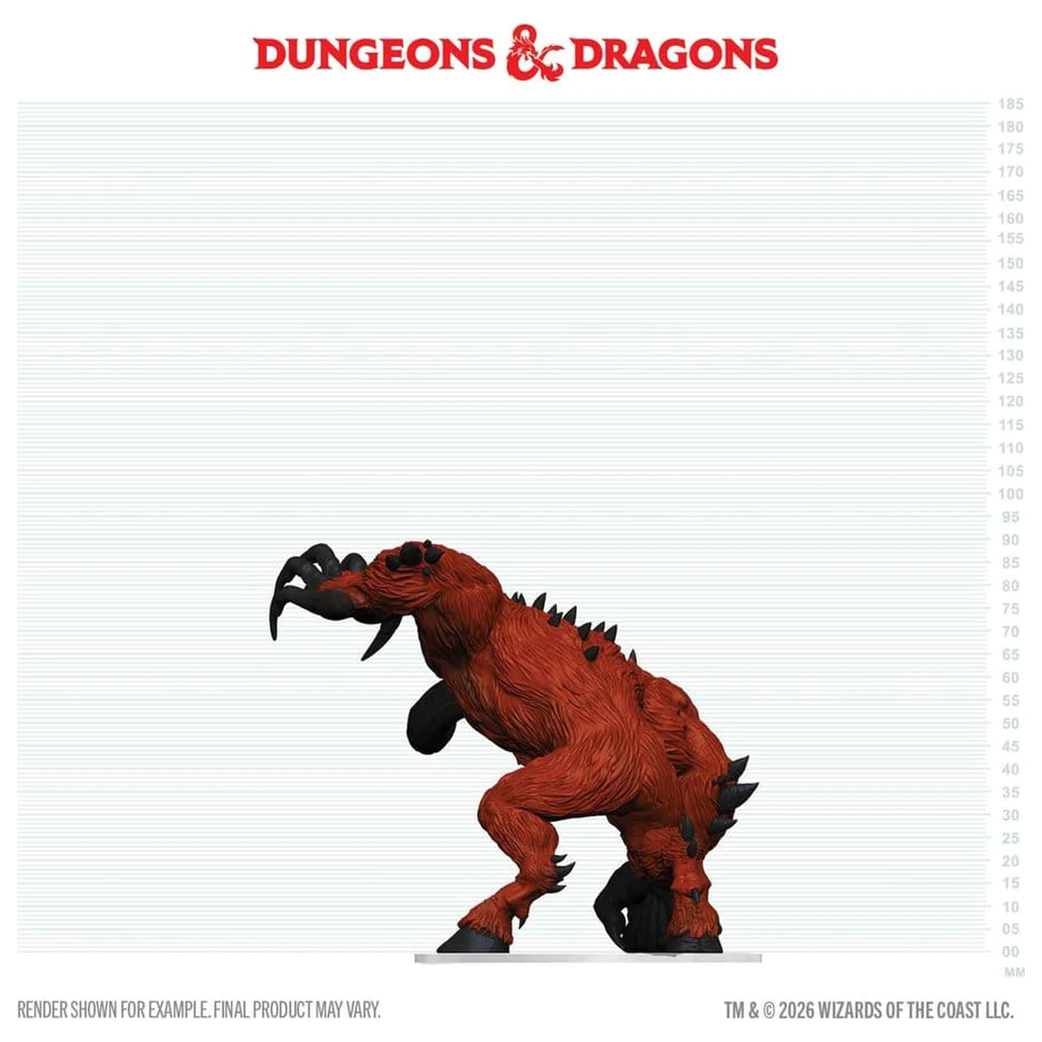 D&D Icons of the Realms Miniaturi prepainted Goristro de 15 cm in cutie poza produsului