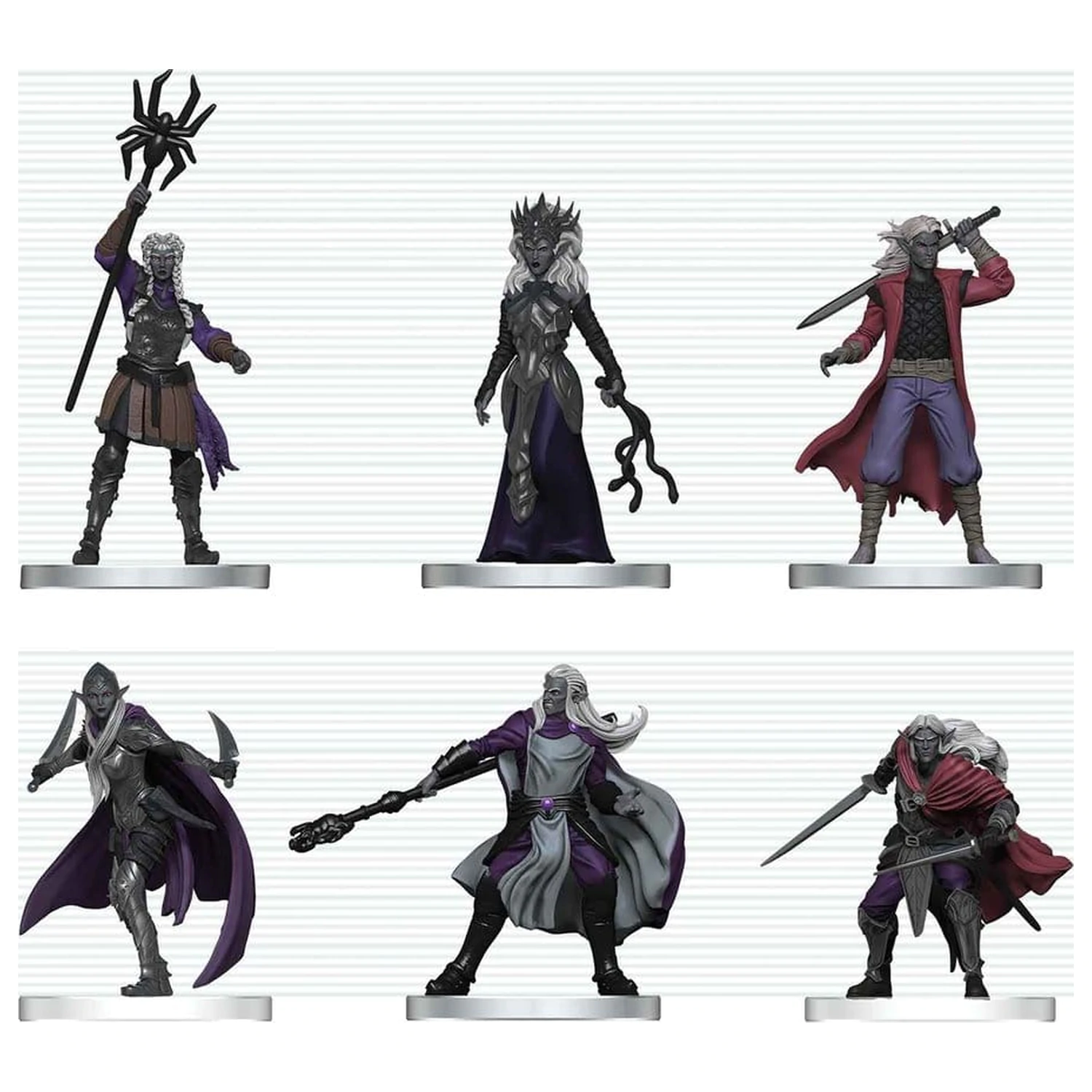 D&D Icons of the Realms Miniaturi Drow Warband 20 cm poza produsului