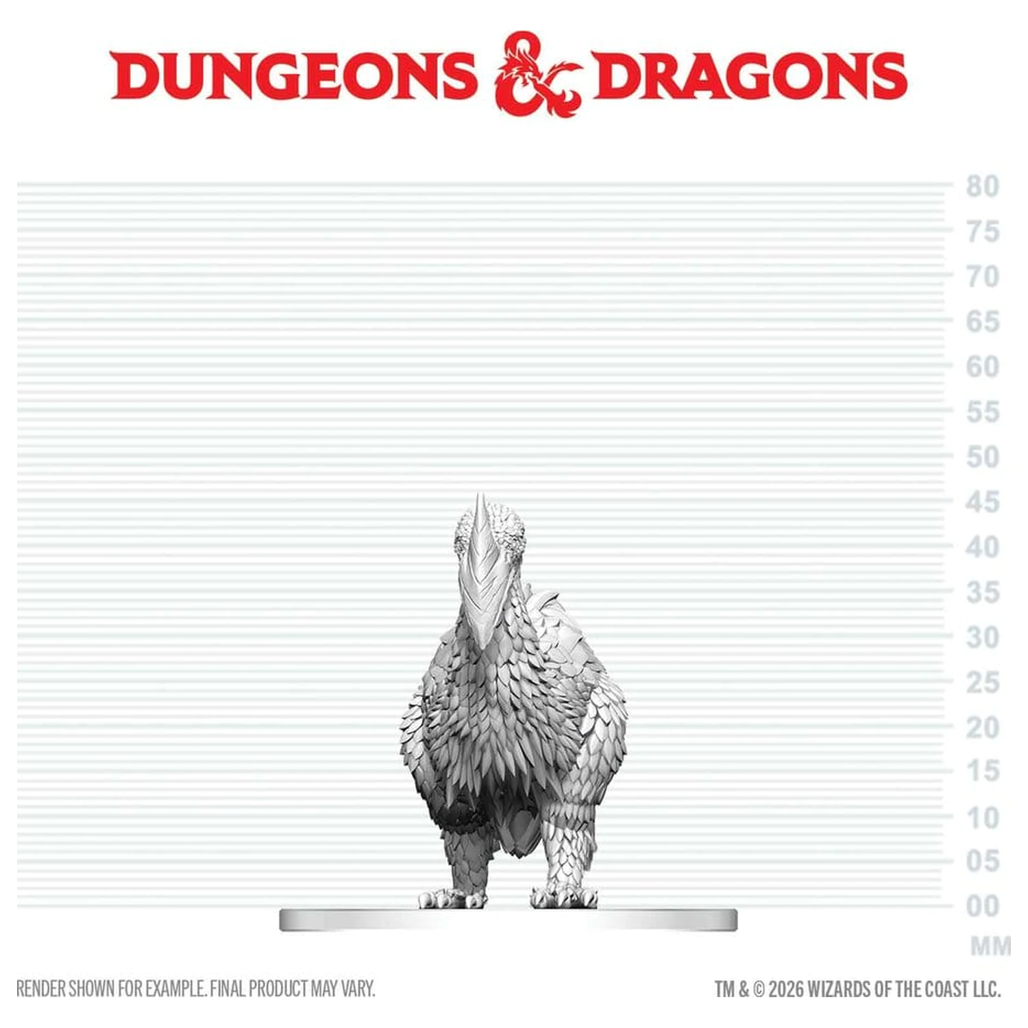 D&D Nolzur's Marvelous Miniatures Mini Figurină Axe Beak poza produsului