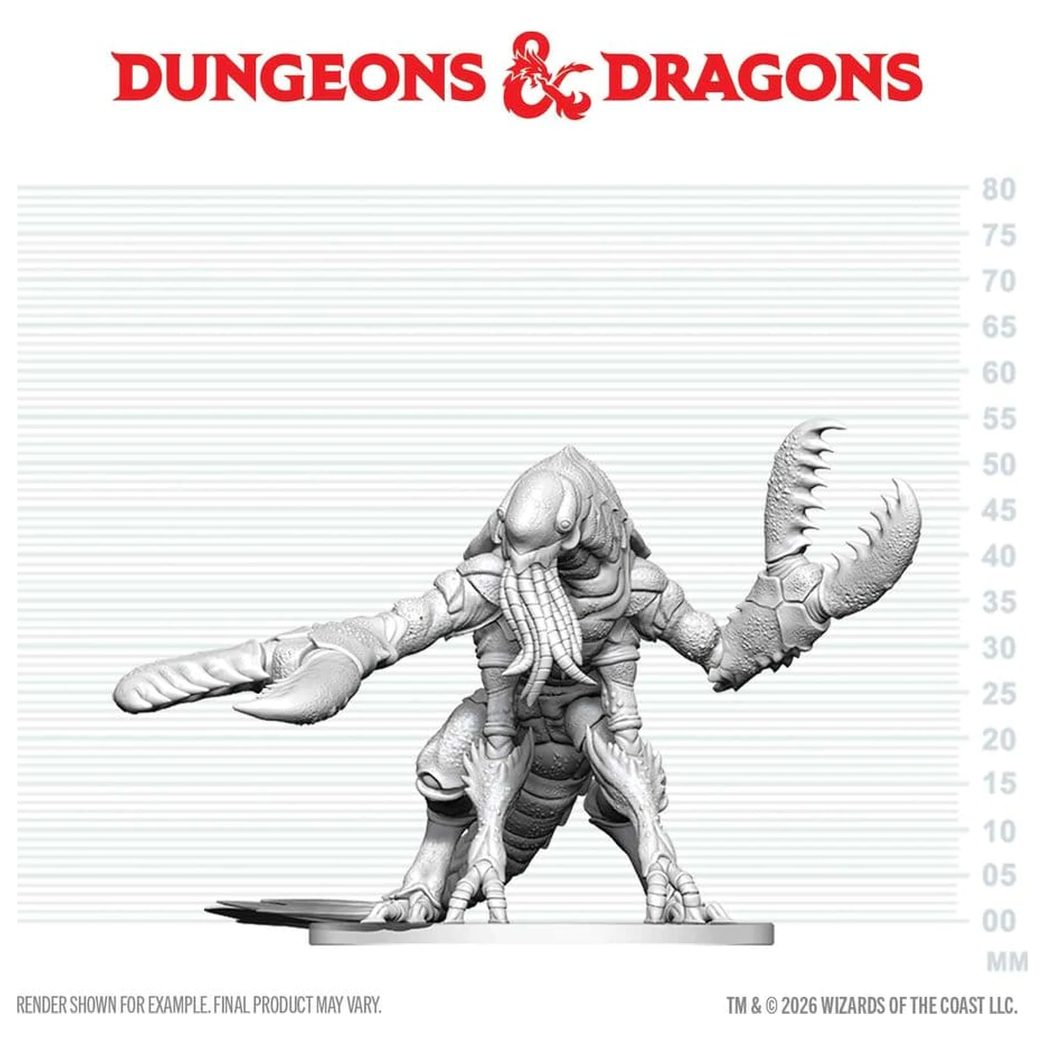 D&D Nolzur's Marvelous Miniatures Mini Figurină Chuul poza produsului