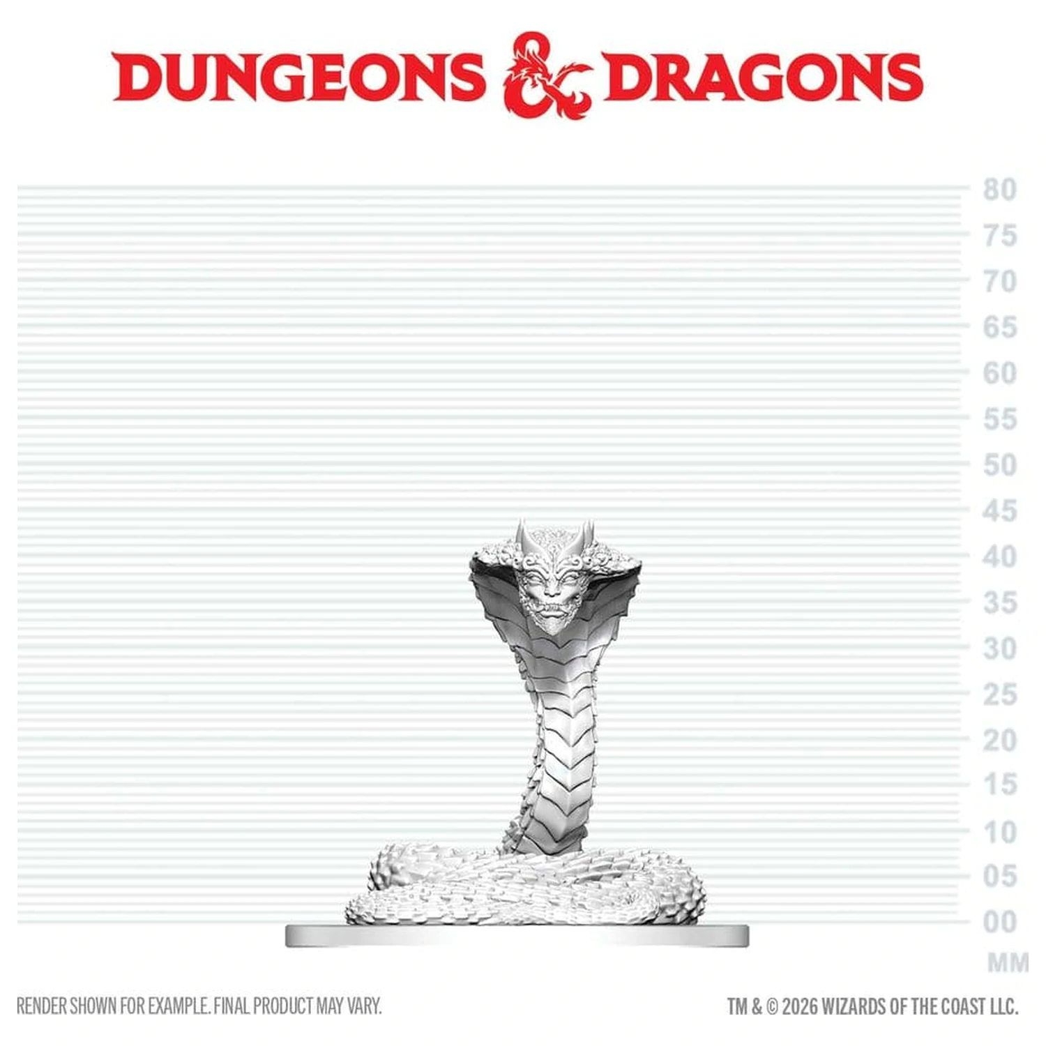 D&D Nolzur's Marvelous Miniatures Mini figura Guardian Naga poza produsului