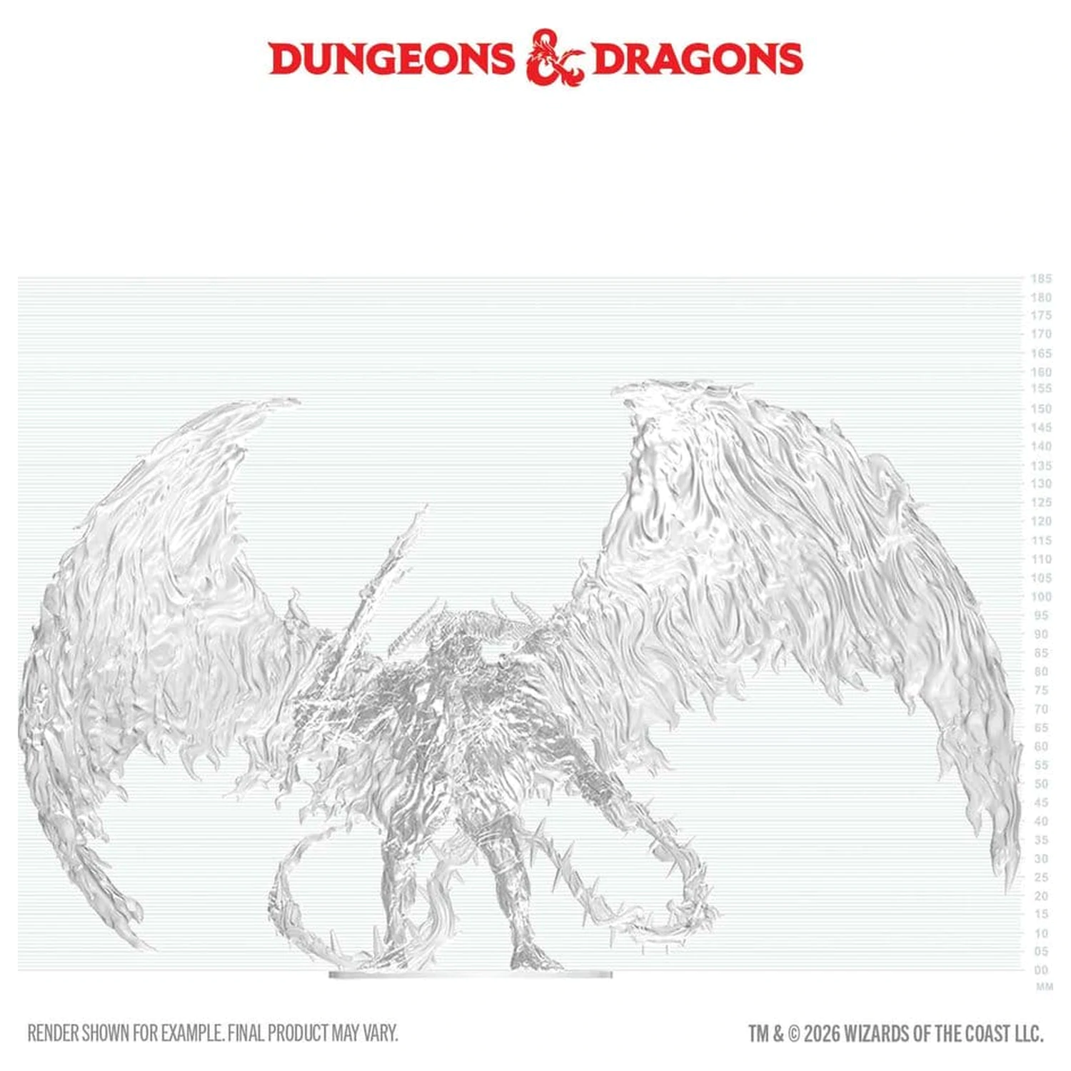 D&D Nolzur's Marvelous Miniatures Unpainted Boxed Miniatura Balor 20 cm poza produsului