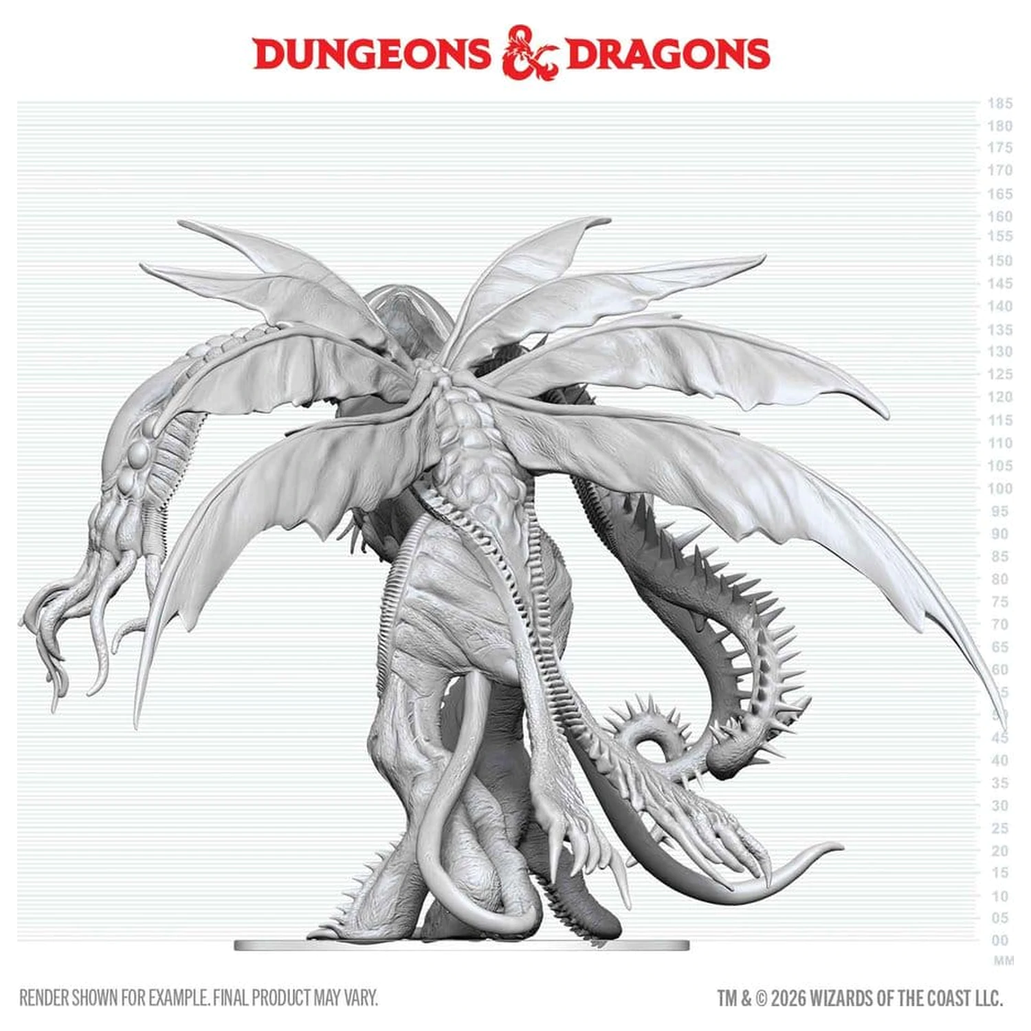 D&D Nolzur's Marvelous Miniatures Miniatură nevopsită Cthulhu 20 cm poza produsului