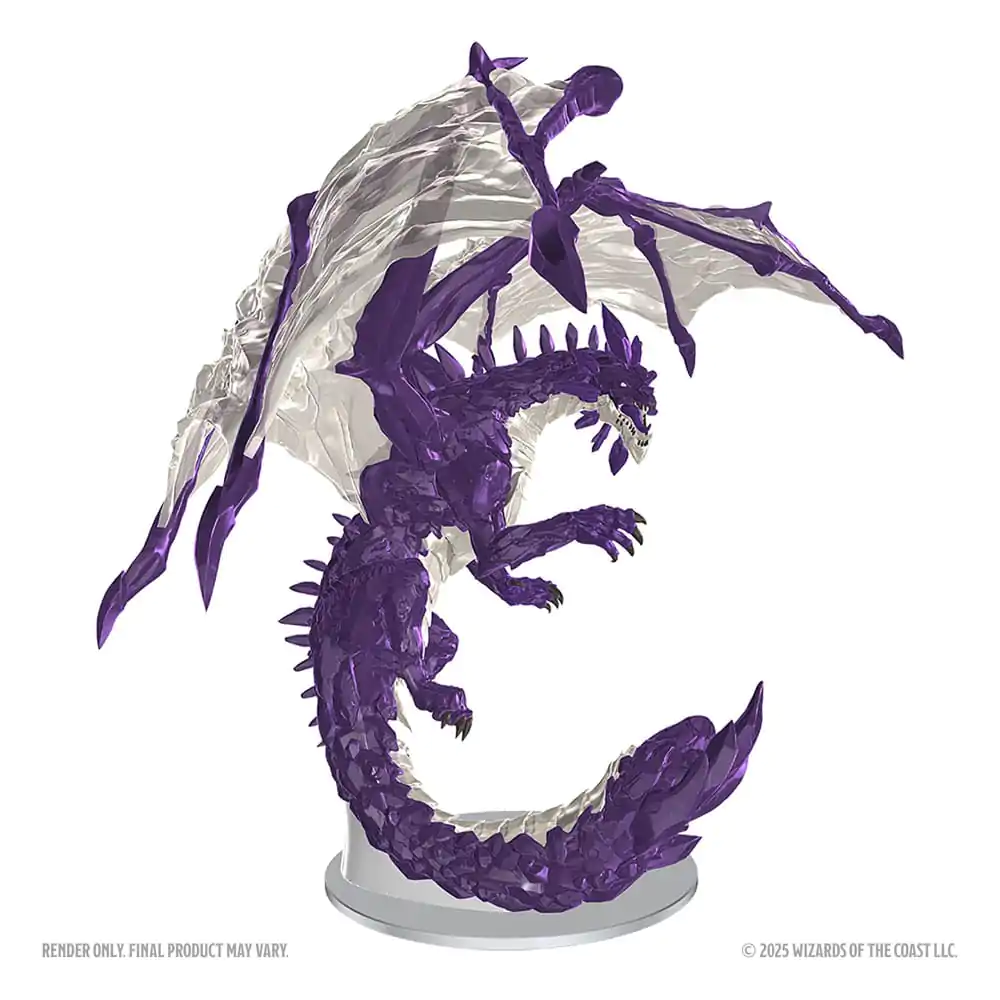 D&D Nolzur's Marvelous Miniatures Miniaturi nevopsite Adult Amethyst Dragon 38 cm poza produsului
