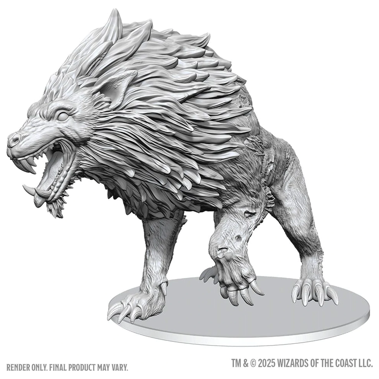 D&D Nolzur's Marvelous Miniatures Miniaturi Nevopsite Dire Worg 11 cm poza produsului