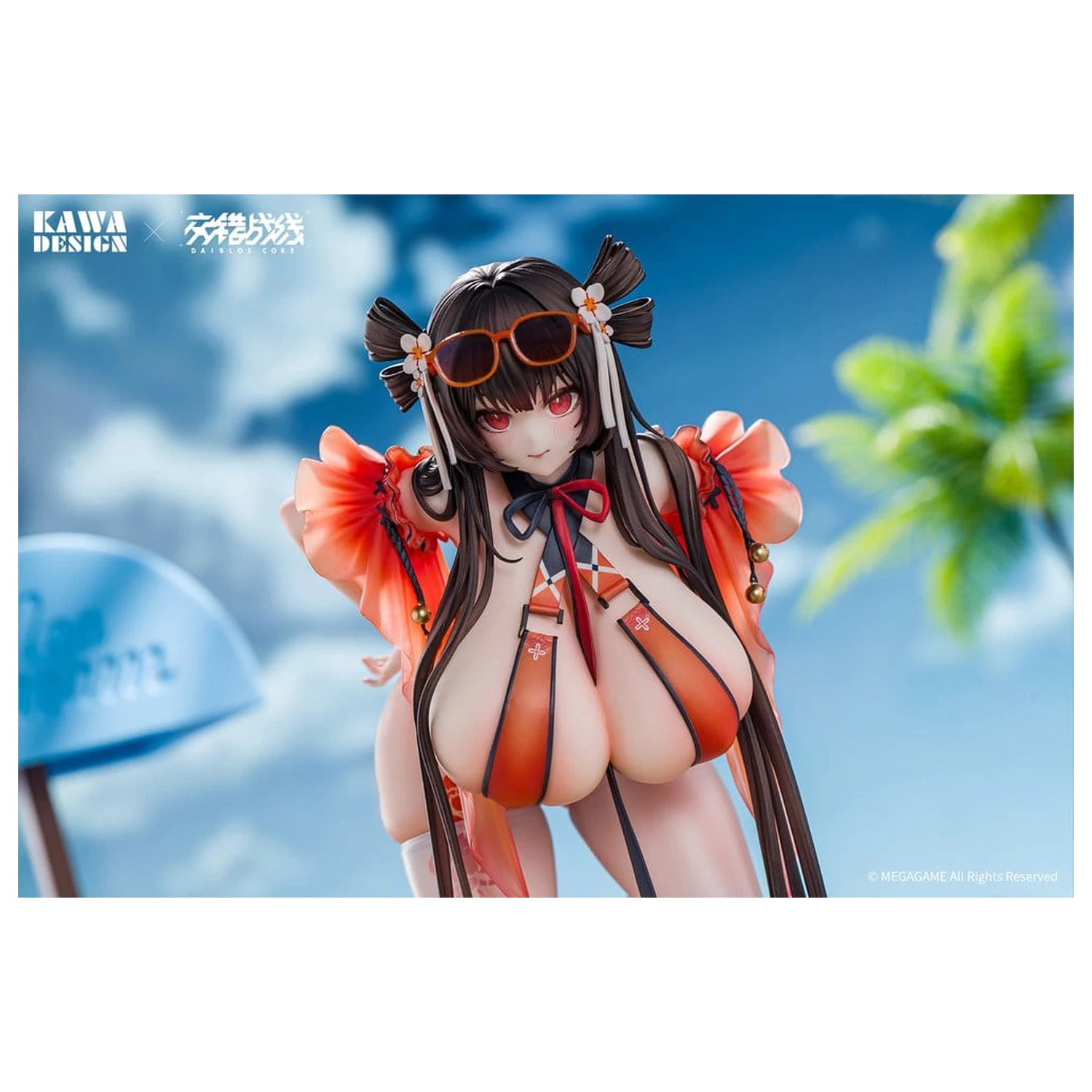 Figurină Daiblos Core PVC 1/6 Maree Rouge Rakubai no Utage 25 cm poza produsului
