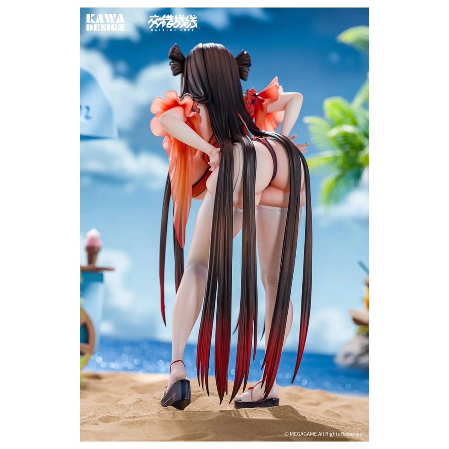 Figurină Daiblos Core PVC 1/6 Maree Rouge Rakubai no Utage 25 cm poza produsului