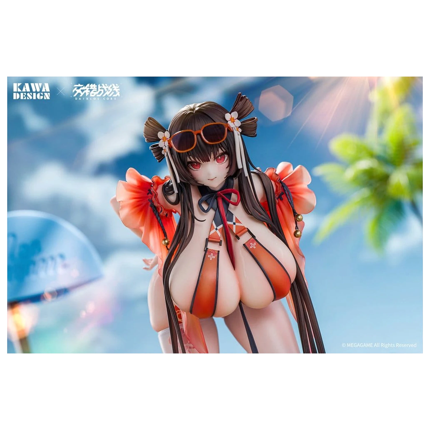 Daiblos Core PVC Figurina 1/6 Maree Rouge Rakubai no Utage Wet Ver. 25 cm poza produsului