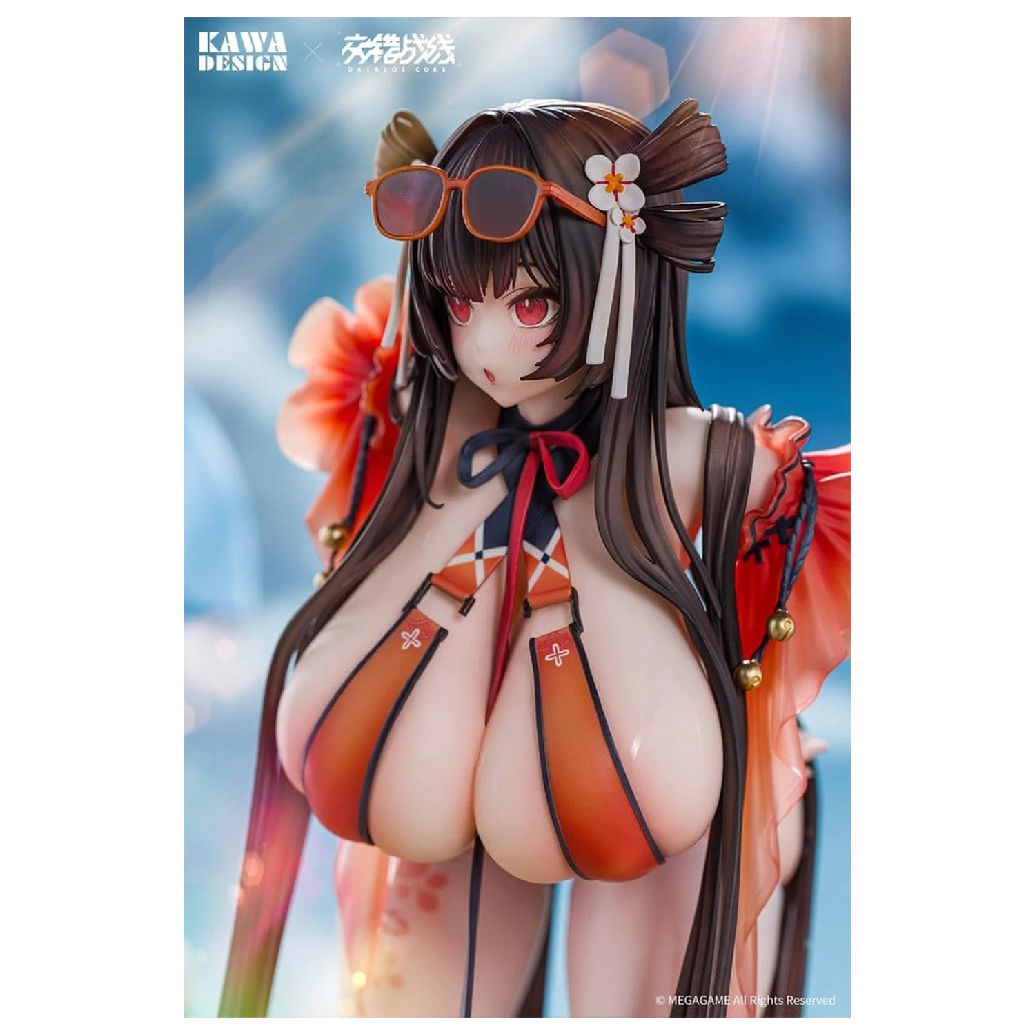 Daiblos Core PVC Figurina 1/6 Maree Rouge Rakubai no Utage Wet Ver. 25 cm poza produsului