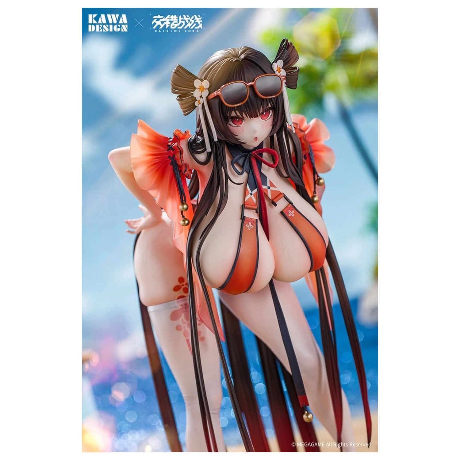 Daiblos Core PVC Figurina 1/6 Maree Rouge Rakubai no Utage Wet Ver. 25 cm poza produsului