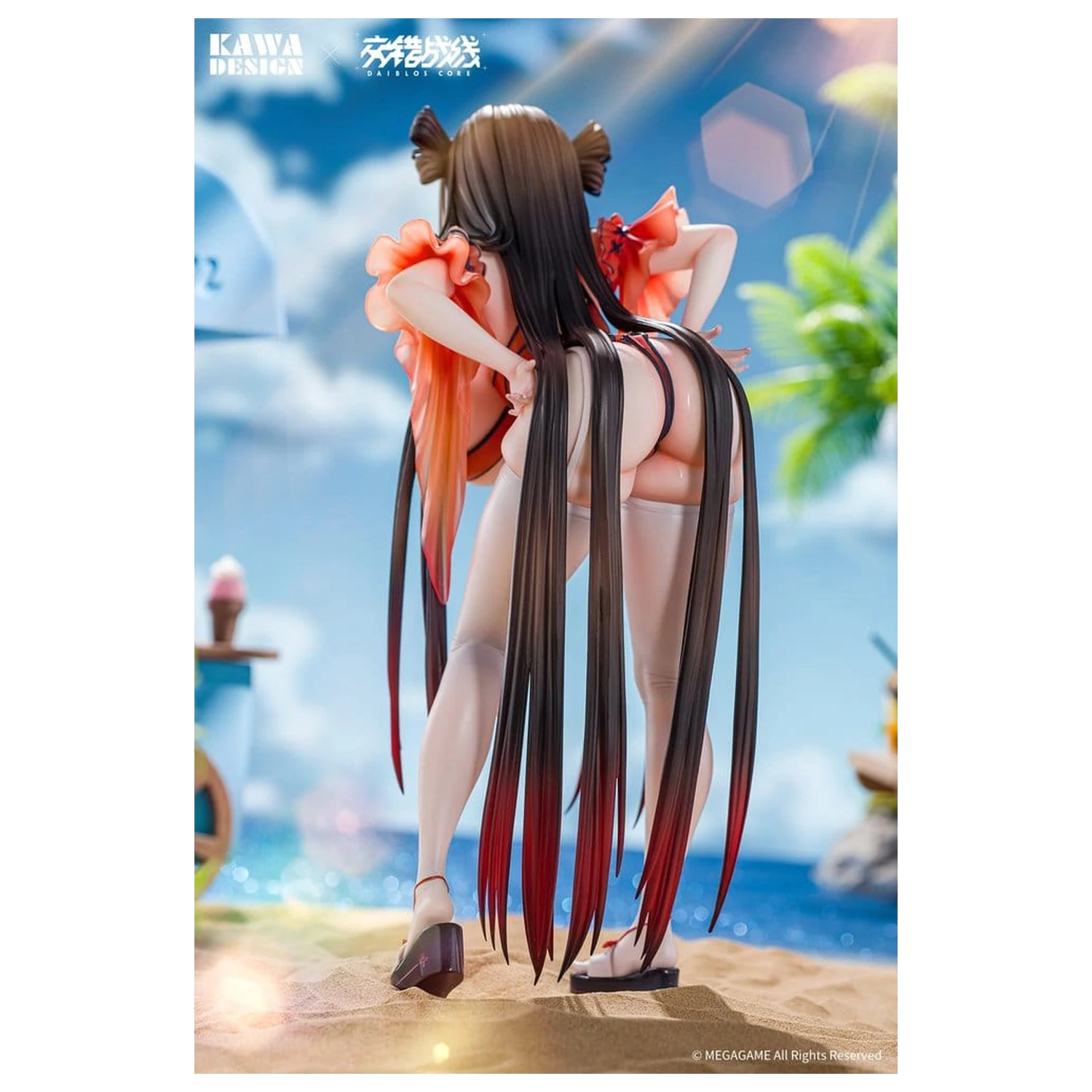 Daiblos Core PVC Figurina 1/6 Maree Rouge Rakubai no Utage Wet Ver. 25 cm poza produsului