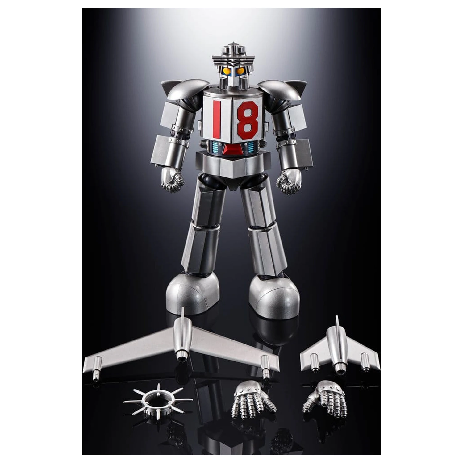 Daitetsujin 17 Soul of Chogokin Diecast Figurina de Acțiune GX-101S Daitetsujin 17 & 18 Graviton Box 18 cm poza produsului
