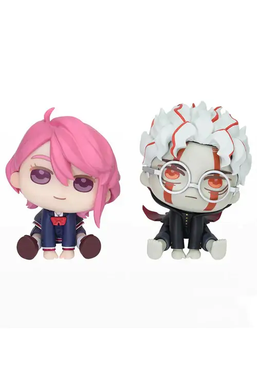 Set 2 Figurine Dandadan Okarun (transformat) &amp; Aira 6 cm poza produsului