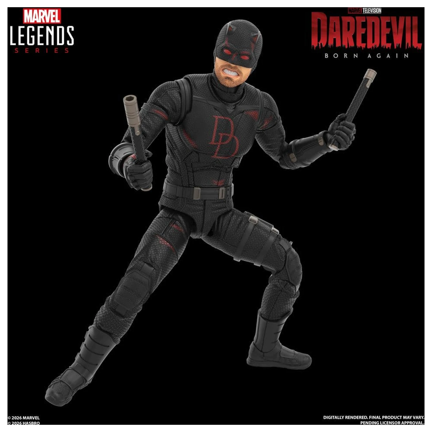 Daredevil: Born Again Marvel Legends Pachet cu 2 Figurine de Acțiune Daredevil & Jessica Jones 15 cm poza produsului