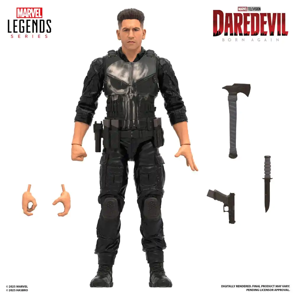 Daredevil: Born Again Marvel Legends Figurina de acțiune Punisher 15 cm poza produsului