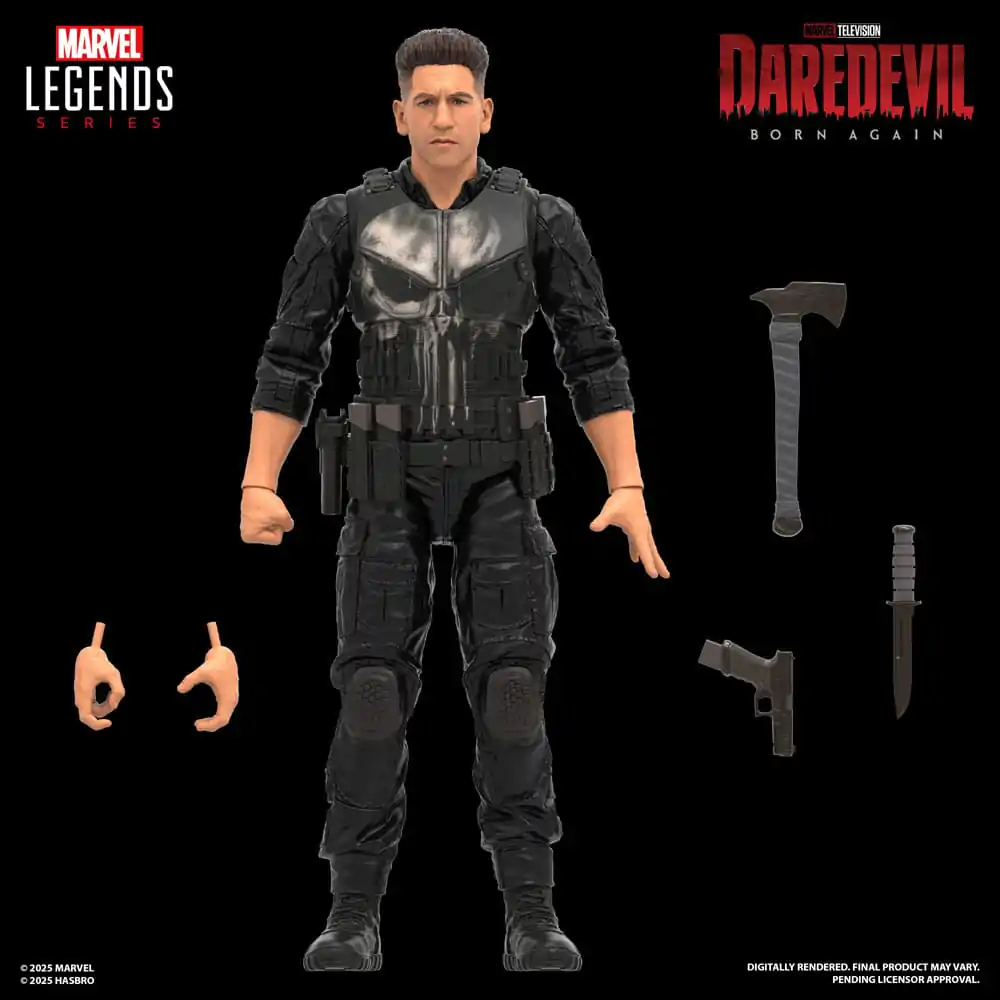 Daredevil: Born Again Marvel Legends Figurina de acțiune Punisher 15 cm poza produsului