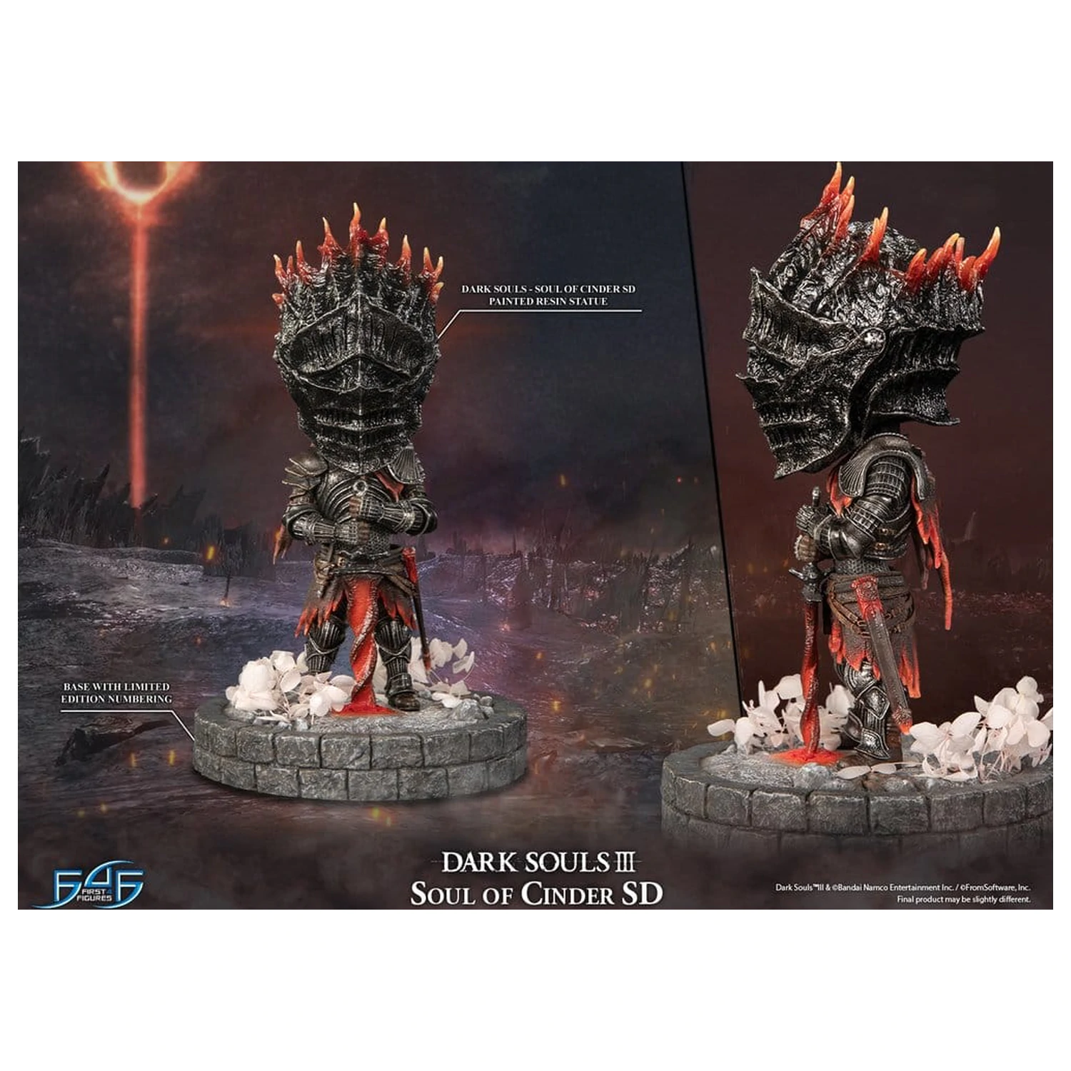 Dark Souls III Statuie din rășină Soul of Cinder SD 22 cm poza produsului