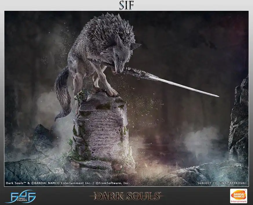 Dark Souls Statuie Lupul Gri Mare Sif 64 cm poza produsului