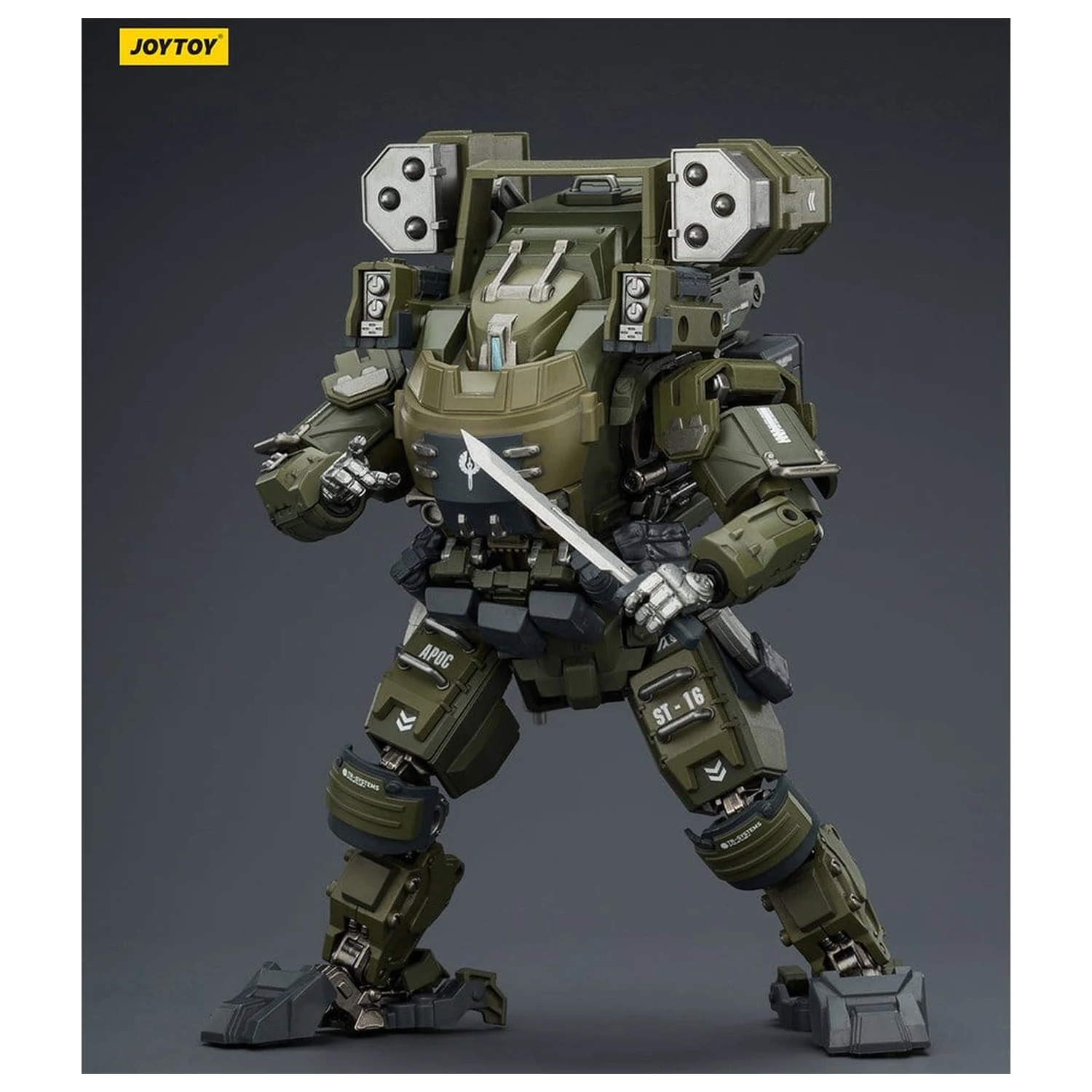 Dark Source Figurina de actiune 1/25 APOC Series Storm Surge Heavy Fire Assault Mech ST-8616 14 cm poza produsului