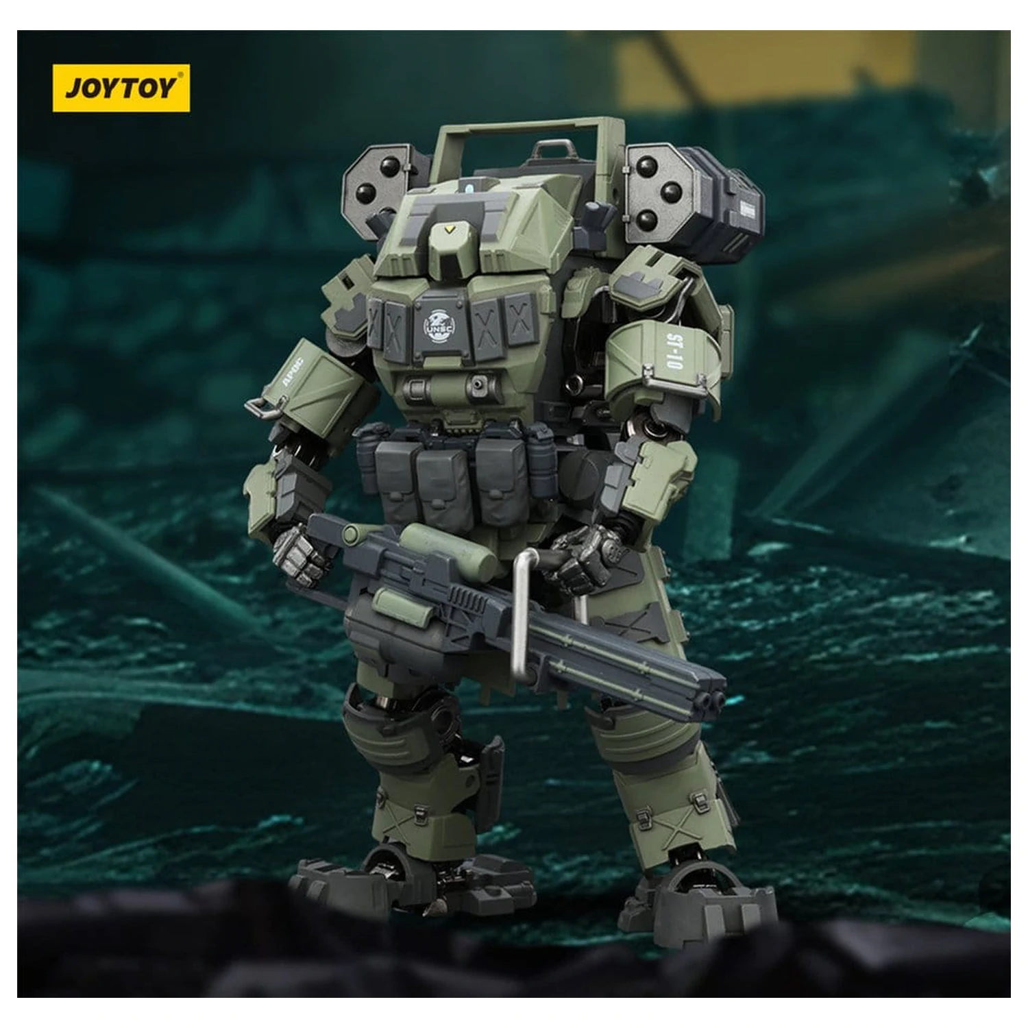 Dark Source Figurina de actiune 1/25 APOC Series Storm Surge Heavy Fire Assault Mech ST-8616 14 cm poza produsului