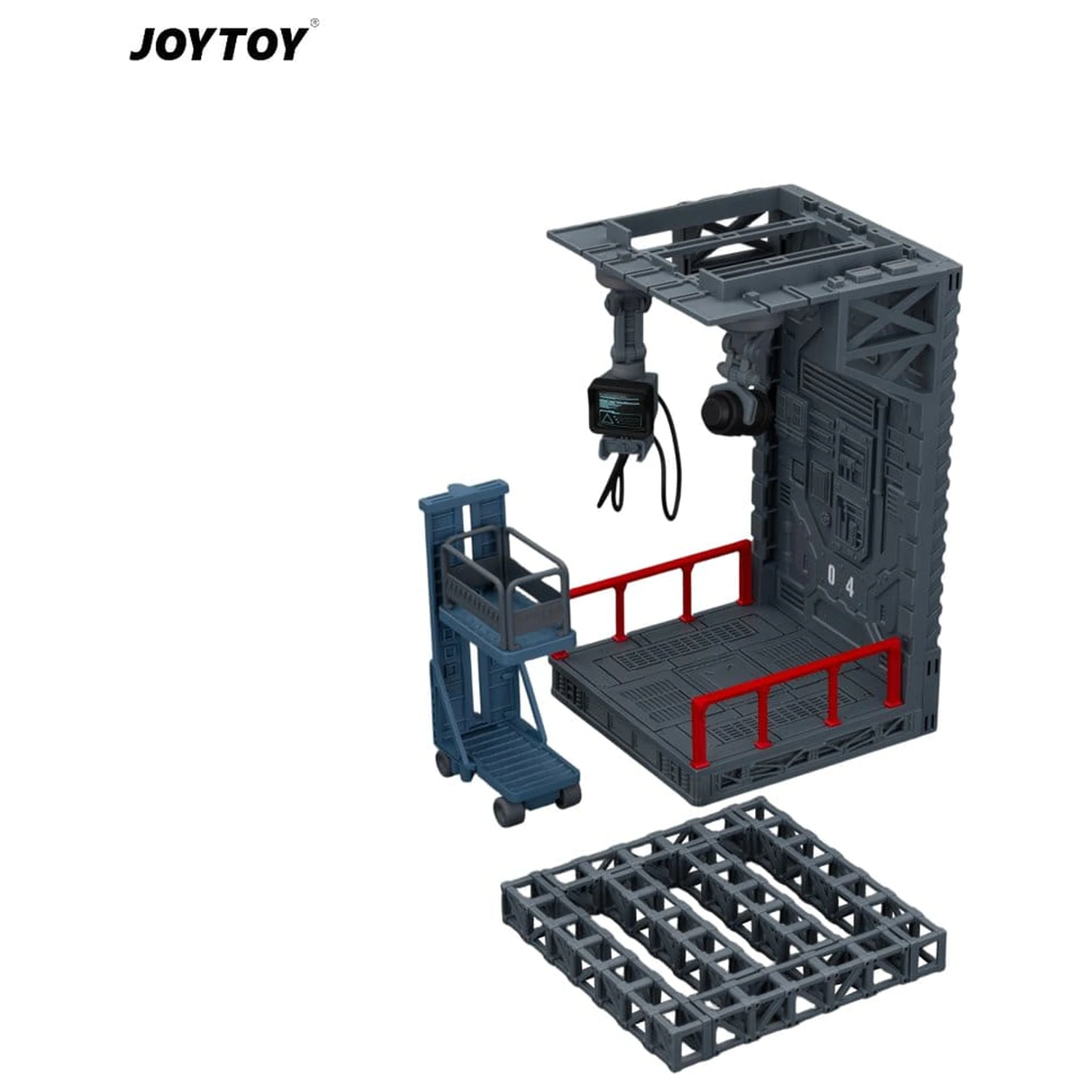 Dark Source Hangar-Style Base Diorama Display Case-04 poza produsului
