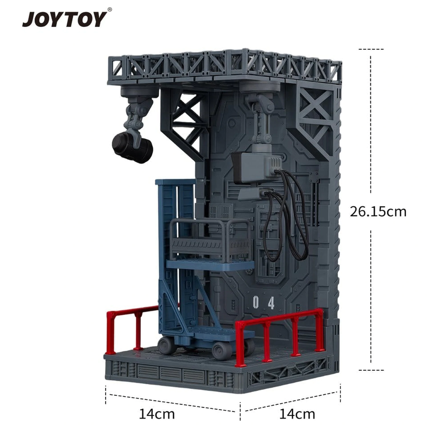 Dark Source Hangar-Style Base Diorama Display Case-04 poza produsului