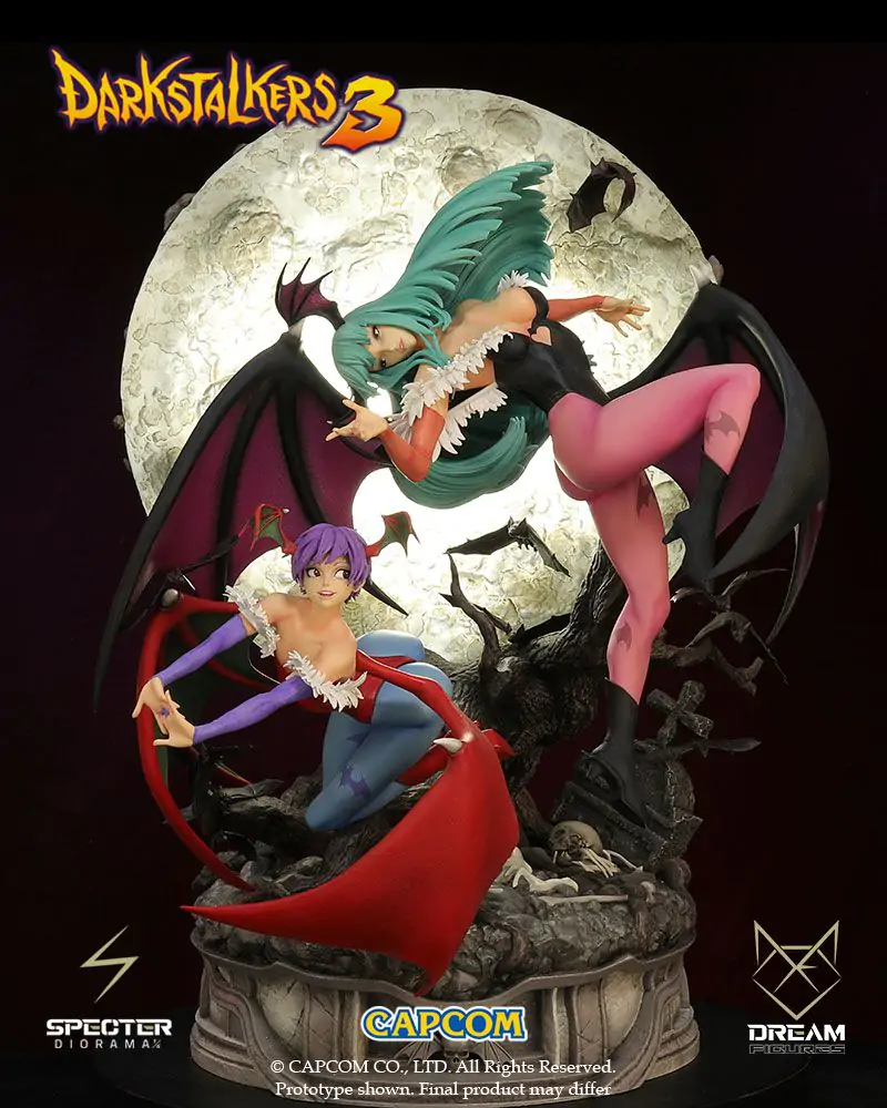 Darkstalkers 3 Dioramă Spectru 1/6 Morrigan & Lilith 47 cm poza produsului