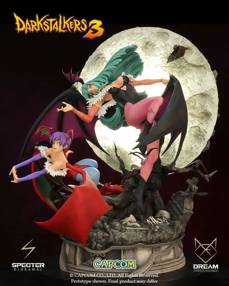 Darkstalkers 3 Dioramă Spectru 1/6 Morrigan & Lilith 47 cm poza produsului