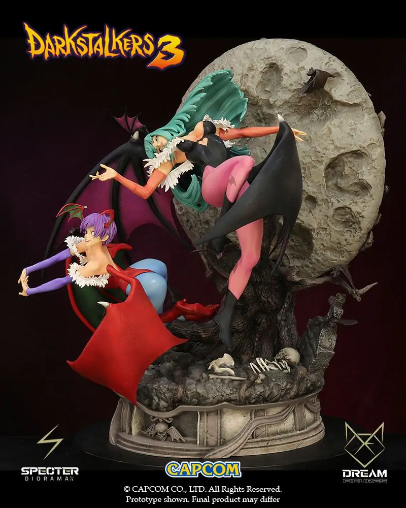 Darkstalkers 3 Dioramă Spectru 1/6 Morrigan & Lilith 47 cm poza produsului