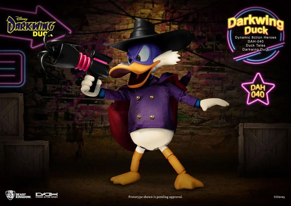 Darkwing Duck Dynamic 8ction Heroes figurină de acțiune 1/9 Darkwing Duck 16 cm poza produsului