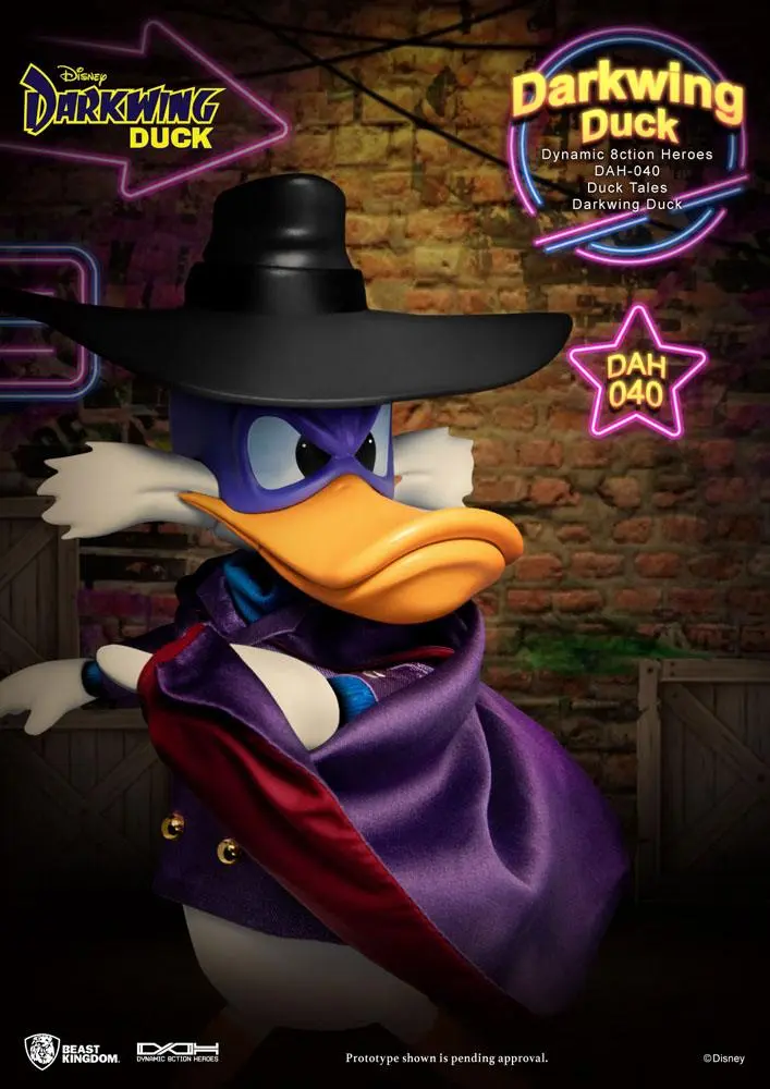 Darkwing Duck Dynamic 8ction Heroes figurină de acțiune 1/9 Darkwing Duck 16 cm poza produsului