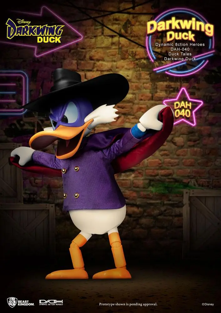 Darkwing Duck Dynamic 8ction Heroes figurină de acțiune 1/9 Darkwing Duck 16 cm poza produsului