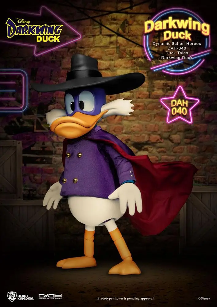 Darkwing Duck Dynamic 8ction Heroes figurină de acțiune 1/9 Darkwing Duck 16 cm poza produsului