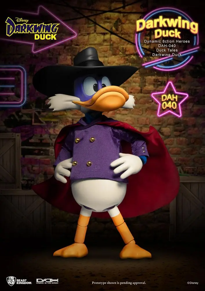 Darkwing Duck Dynamic 8ction Heroes figurină de acțiune 1/9 Darkwing Duck 16 cm poza produsului