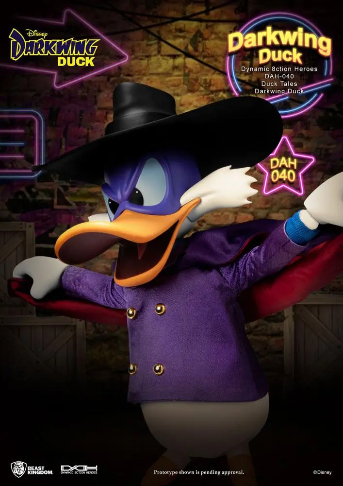 Darkwing Duck Dynamic 8ction Heroes figurină de acțiune 1/9 Darkwing Duck 16 cm poza produsului