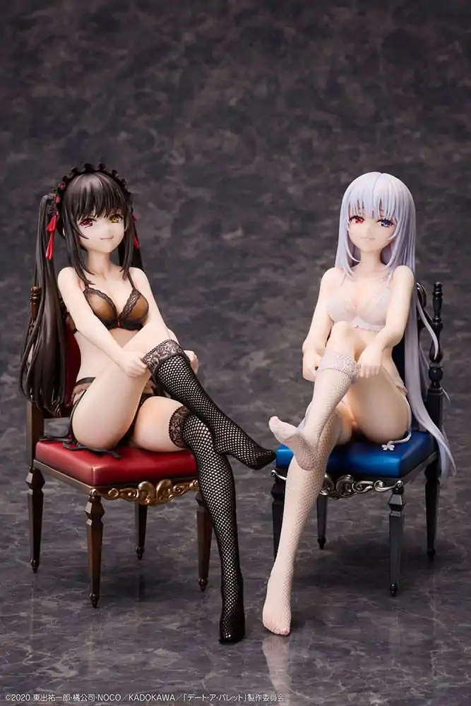 Date A Bullet Statui PVC 1/7 Kurumi Tokisaki & White Queen 17 cm poza produsului