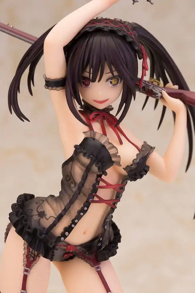 Date A Live Statuie 1/7 Kurumi Tokisaki Lingerie Ver. Black Special Edition 24 cm poza produsului