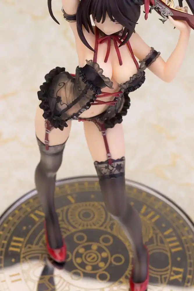 Date A Live Statuie 1/7 Kurumi Tokisaki Lingerie Ver. Black 24 cm poza produsului