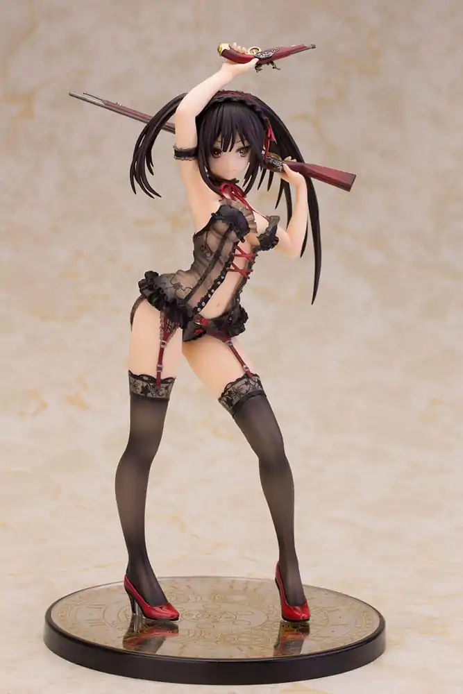 Date A Live Statuie 1/7 Kurumi Tokisaki Lingerie Ver. Black 24 cm poza produsului